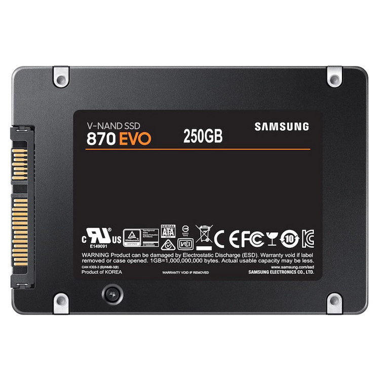 اس اس دی اینترنال سامسونگ مدل EVO 870 ظرفیت 250 گیگابایت