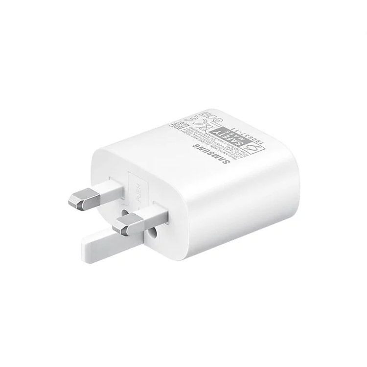 شارژر دیواری اورجینال سامسونگ 25 وات مدل EP-TA800 به همراه کابل دو سر تایپ سی