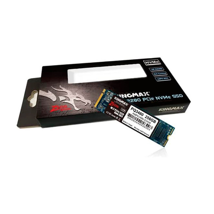 اس اس دی اینترنال کینگ مکس Kingmax PQ3480 NVMe M.2 ظرفین 256 گیگابایت