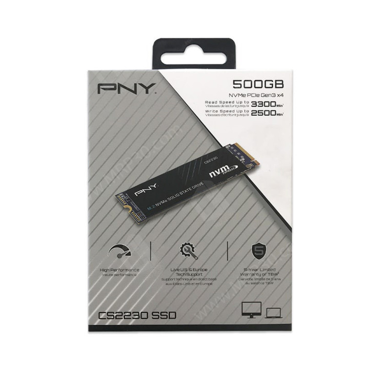 اس اس دی اینترنال پی ان وای مدل PNY CS2230 M.2 2280 ظرفیت 500 گیگابات