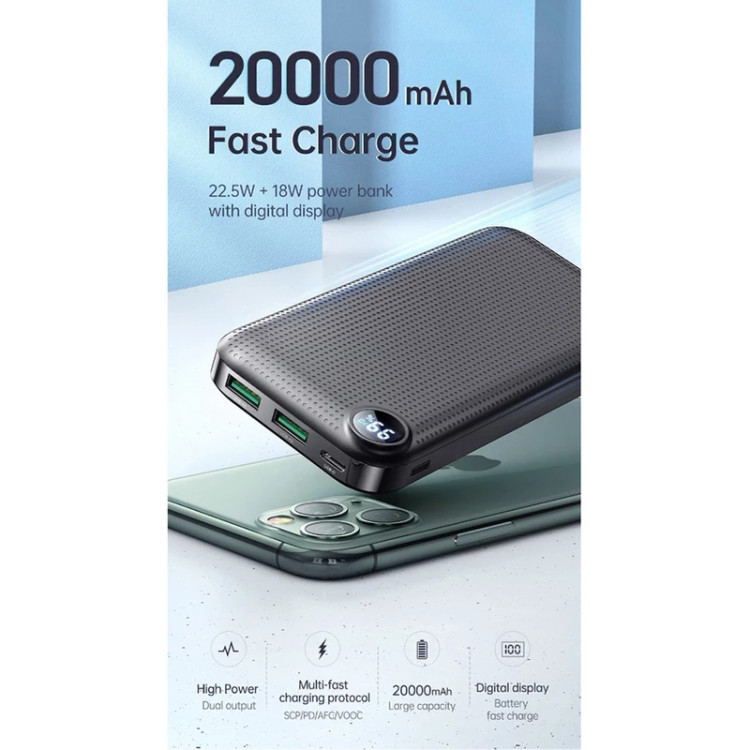 پاوربانک مک دودو مدل MC-7161 با ظرفیت 20000 میلی آمپر