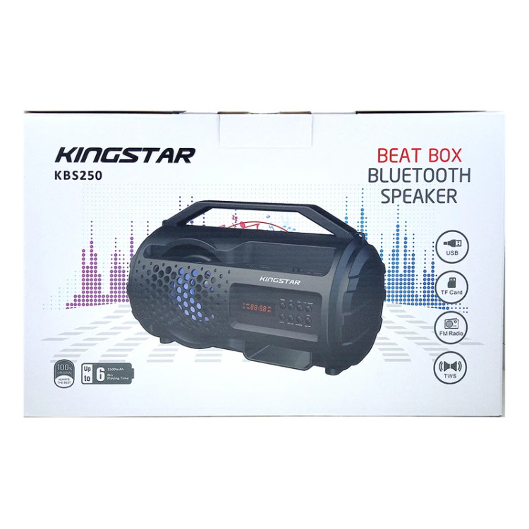 اسپیکر بلوتوثی قابل حمل کینگ استار مدل KBS250