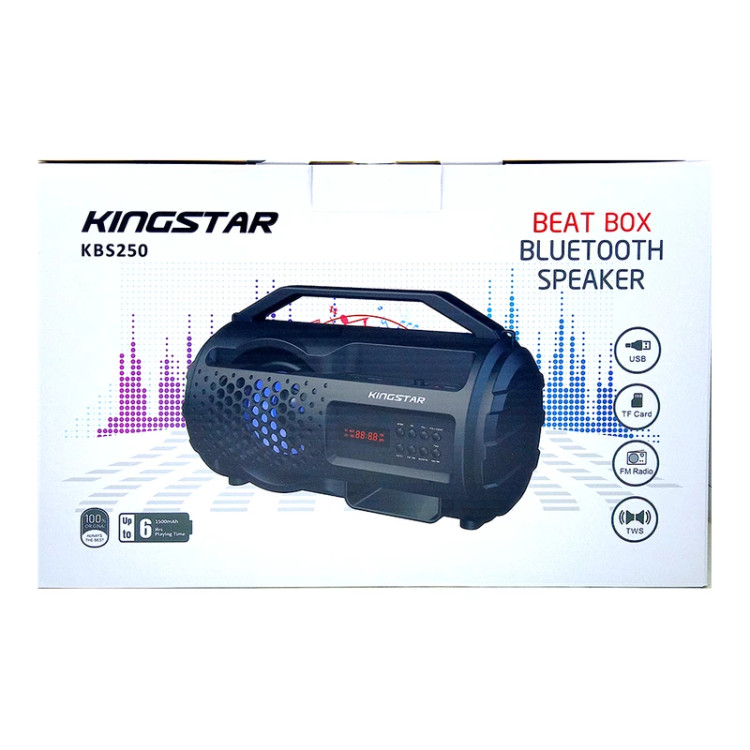 اسپیکر بلوتوثی قابل حمل کینگ استار مدل KBS250