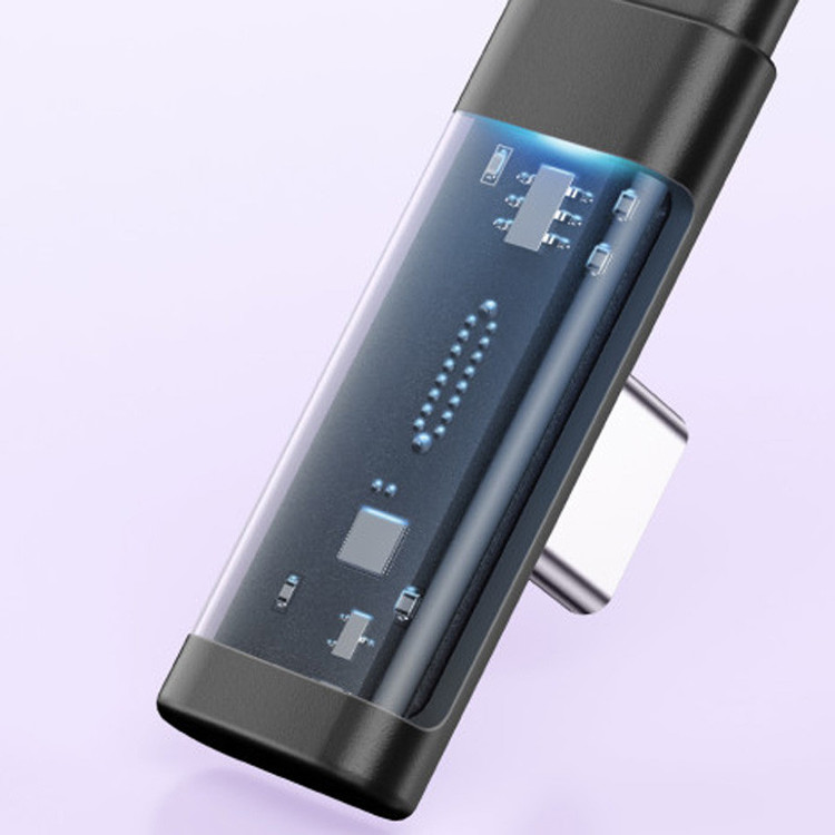 کابل تایپ سی یکسر L مک دودو مدل CA-3420 6A PD 100W طول 1.2 متر