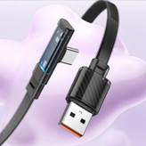 کابل تایپ سی یکسر L مک دودو مدل CA-3420 6A PD 100W طول 1.2 متر