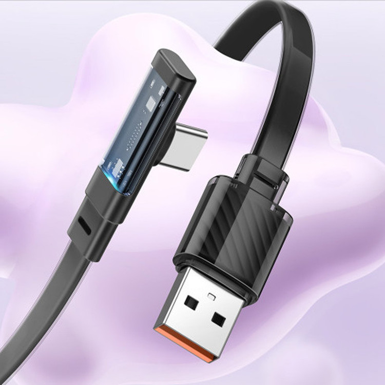 کابل تایپ سی یکسر L مک دودو مدل CA-3420 6A PD 100W طول 1.2 متر