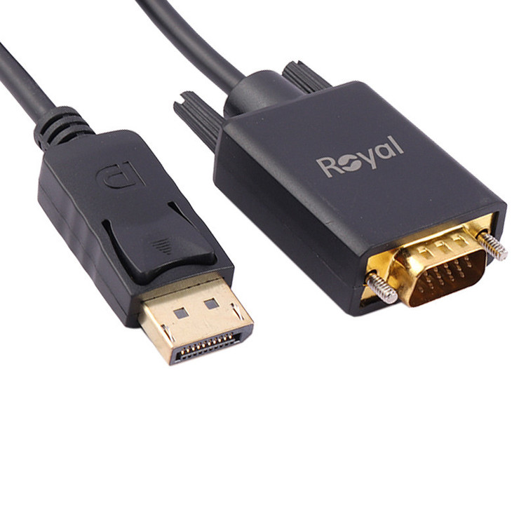 کابل تبدیل DisplayPort to VGA رویال طول 1.8 متری