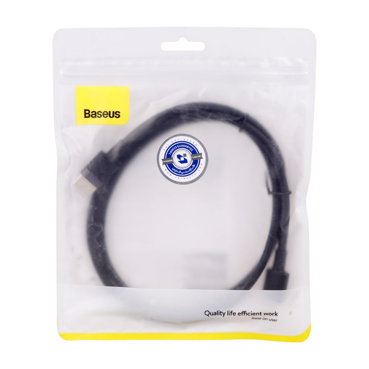 کابل HDMI باسئوس مدل CADKLF-E01 V2.0 4K طول 1 متر