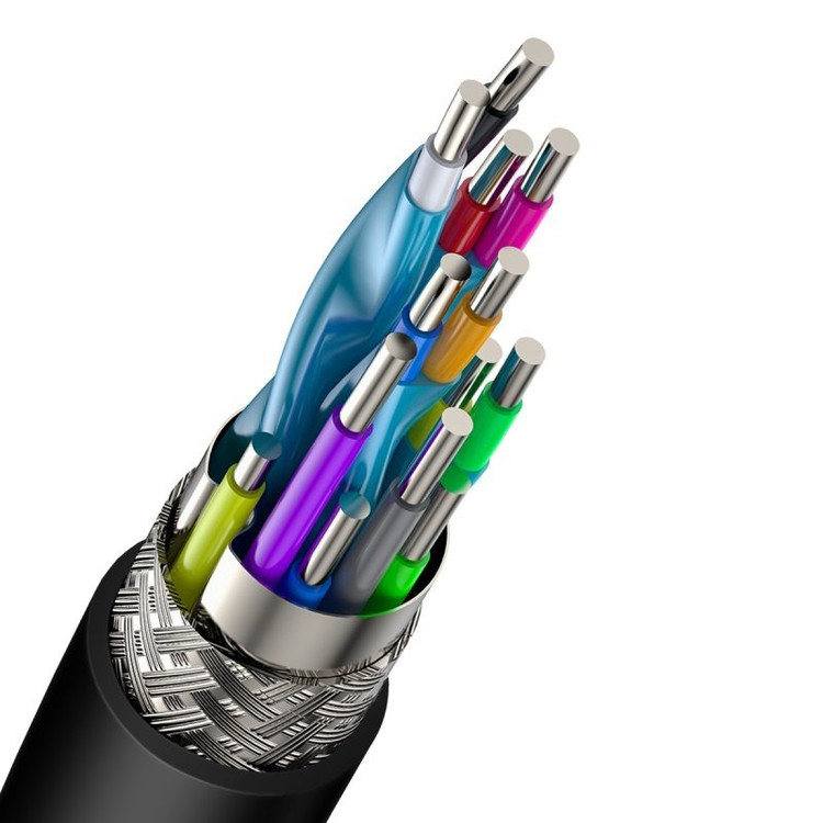 کابل HDMI باسئوس مدل CADKLF-E01 V2.0 4K طول 1 متر