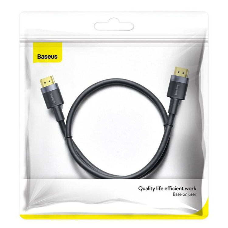 کابل HDMI باسئوس مدل CADKLF-E01 V2.0 4K طول 1 متر