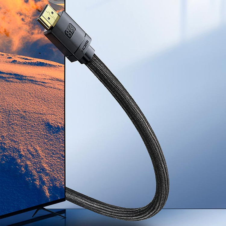 کابل HDMI باسئوس مدل High Definition Series CAKGQ-J01 V2.1 8K طول 1 متر