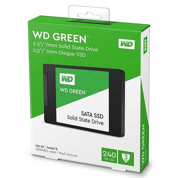 اس اس دی اینترنال وسترن دیجیتال مدل WD Green ظرفیت 240 گیگابایت