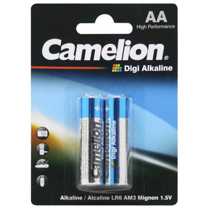 باتری نیم قلمی کملیون مدل Digi Alkaline بسته 2 عددی