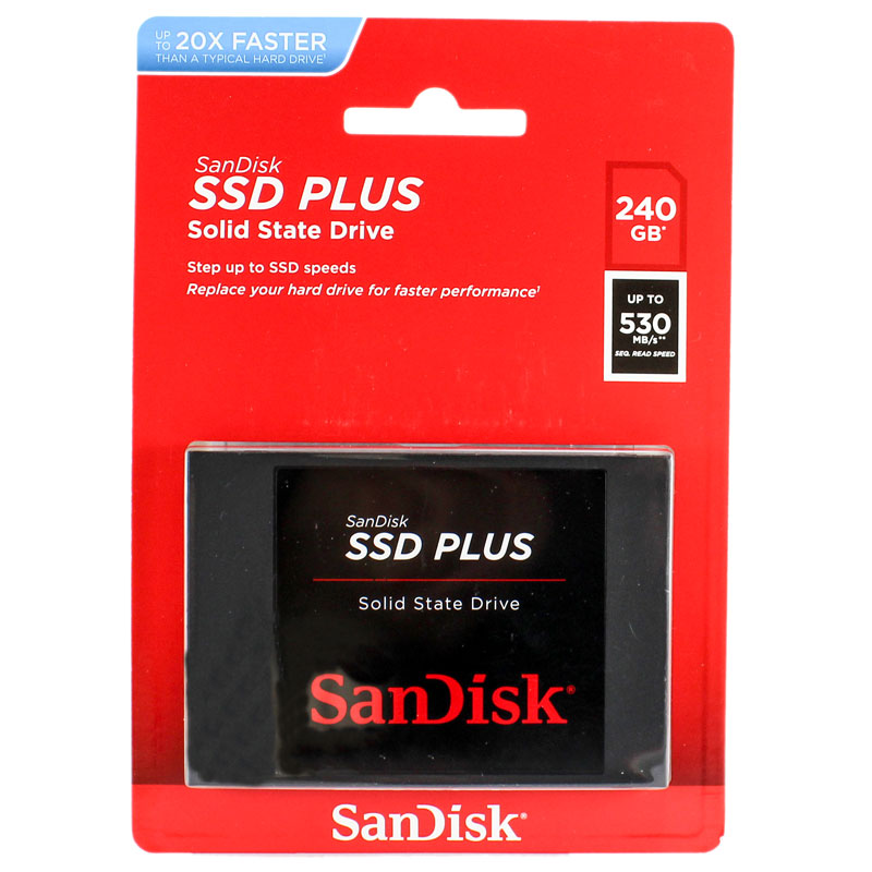 اس اس دی اینترنال سن دیسک مدل SSD Plus ظرفیت 240 گیگابایت