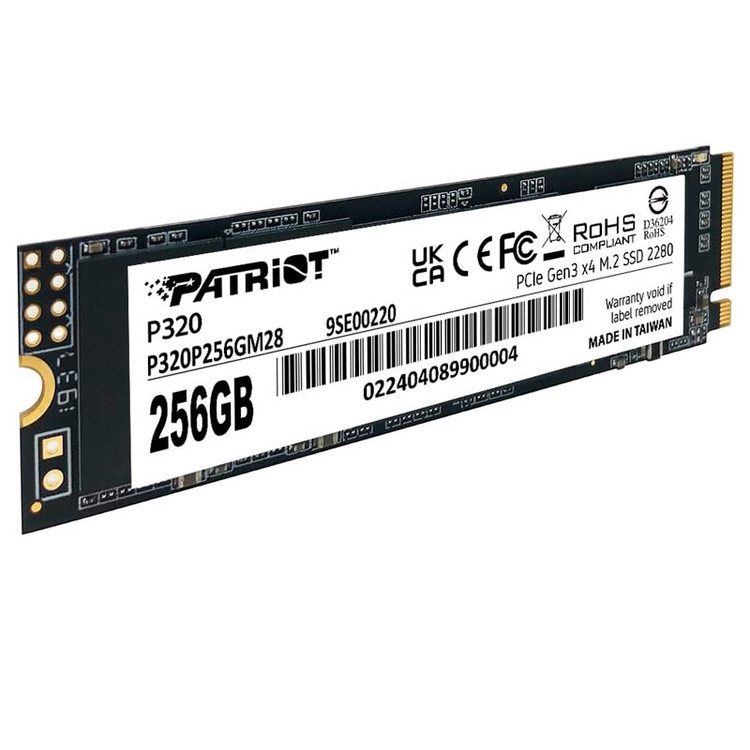 اس اس دی اینترنال پتریوت مدل P320 M.2 2280 ظرفیت 256 گیگابایت