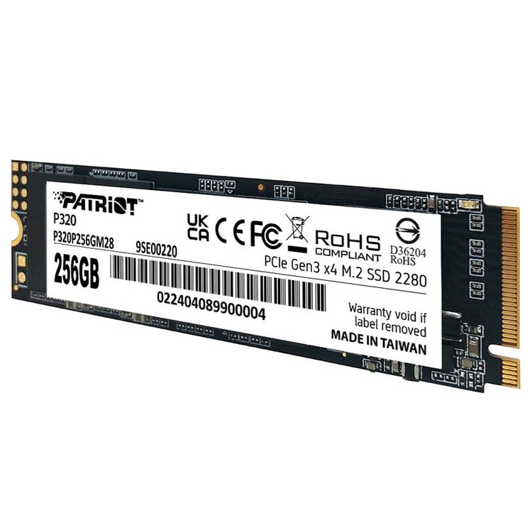 اس اس دی اینترنال پتریوت مدل P320 M.2 2280 ظرفیت 256 گیگابایت