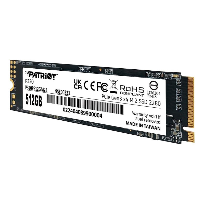 اس اس دی اینترنال پتریوت مدل P320 M.2 2280 ظرفیت 512 گیگابایت
