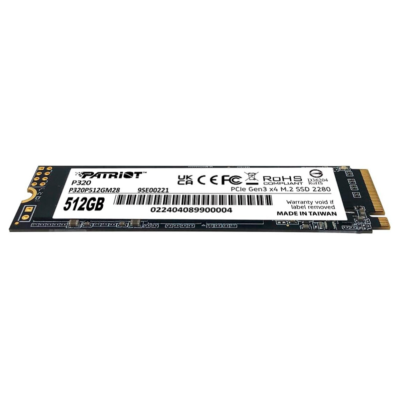 اس اس دی اینترنال پتریوت مدل P320 M.2 2280 ظرفیت 512 گیگابایت