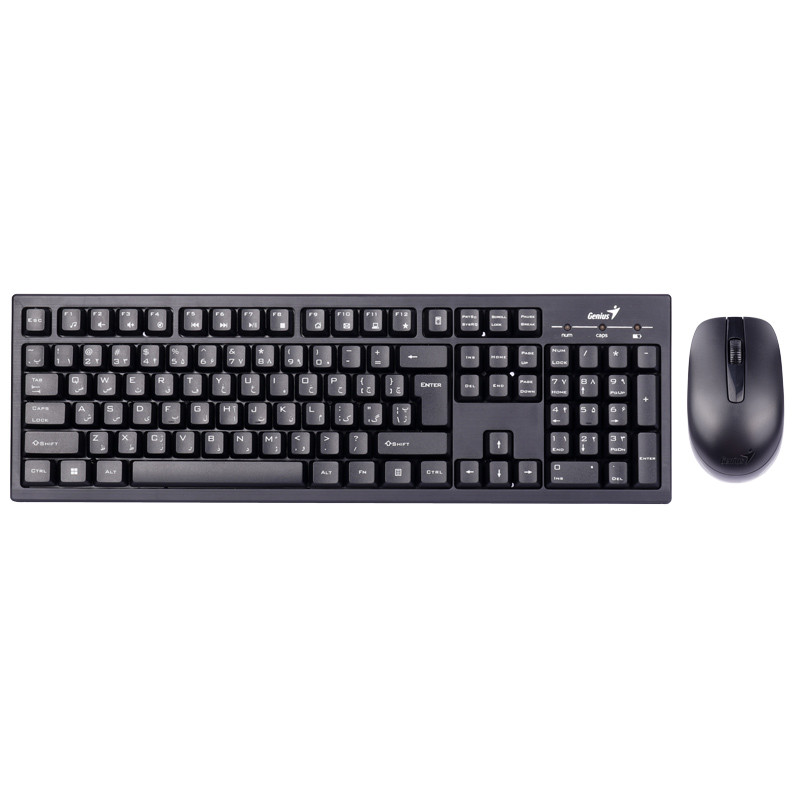 کیبورد و موس بی سیم جنیوس مدل KM-8101