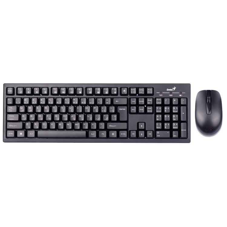 کیبورد و موس بی سیم جنیوس مدل KM-8101