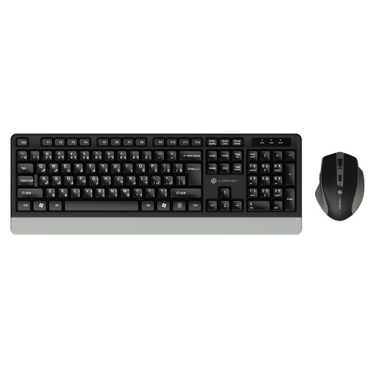 کیبورد و موس بی سیم لاجی کی مدل KM226B
