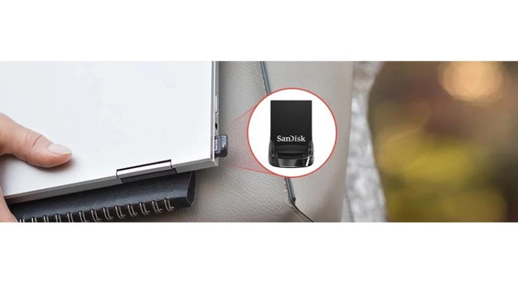 فلش مموری سن دیسک مدل Ultra Fit ظرفیت 64 گیگابایت