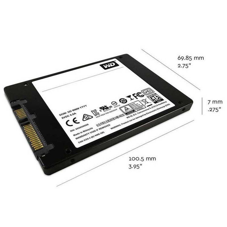 اس اس دی اینترنال وسترن دیجیتال مدل WD Green ظرفیت 480 گیگابایت