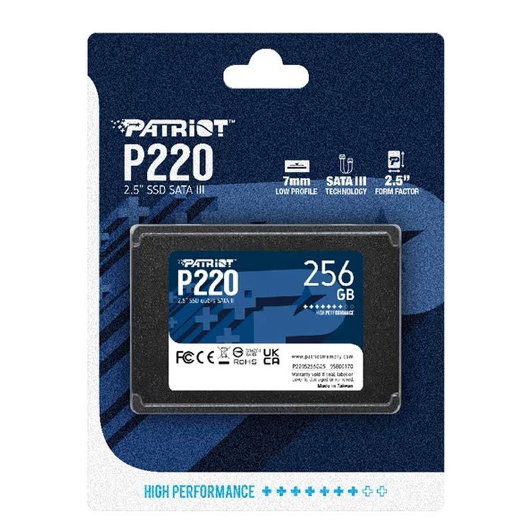 اس اس دی اینترنال پتریوت مدل P220 ظرفیت 256 گیگابایت