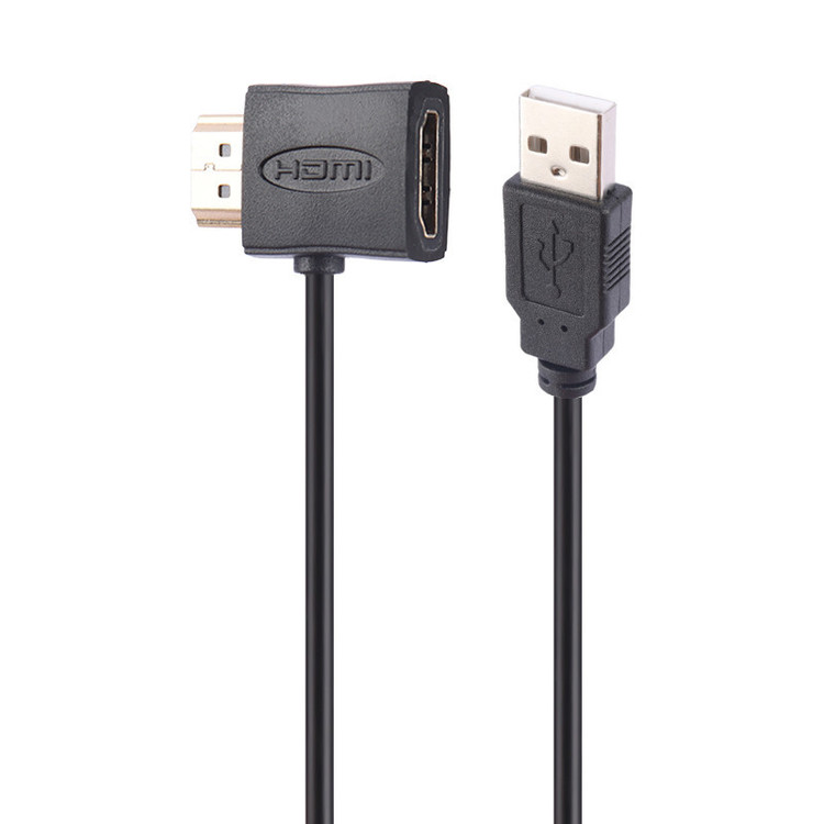 تبدیل HDMI به VGA کی نت K-AHV00PS4 + کابل صدا و کابل پاور