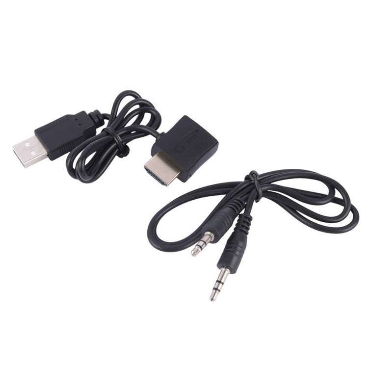 تبدیل HDMI به VGA کی نت K-AHV00PS4 + کابل صدا و کابل پاور