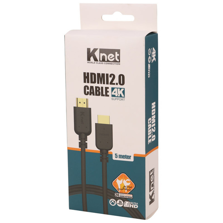 کابل HDMI کی نت مدل K-CH200050 4K V2.0 طول 5 متر