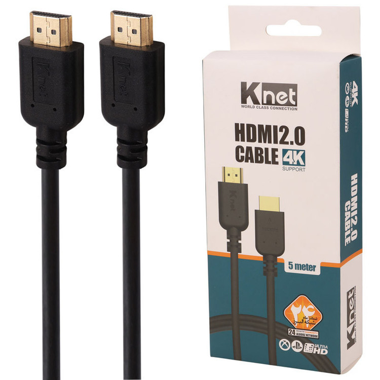 کابل HDMI کی نت مدل K-CH200050 4K V2.0 طول 5 متر