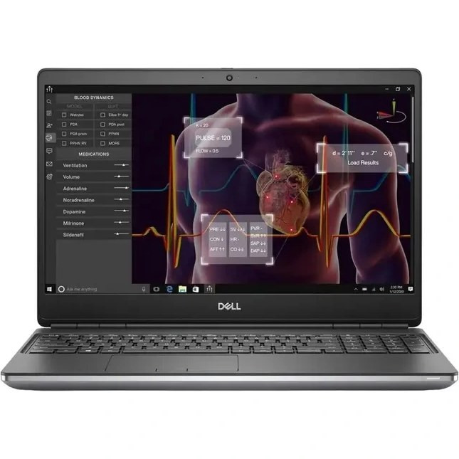 لپ تاپ استوک دل 15.6 اینچی مدل Dell Precision 7550 i7-10850H 32G 512G SSD