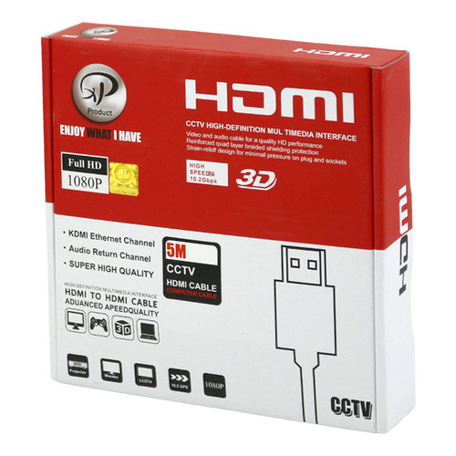 کابل HDMI ایکس پی پروداکت مدل پوست ماری طول 5 متر
