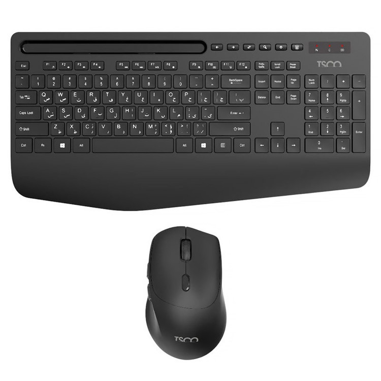 کیبورد و موس بی سیم تسکو مدل TKM 7025W