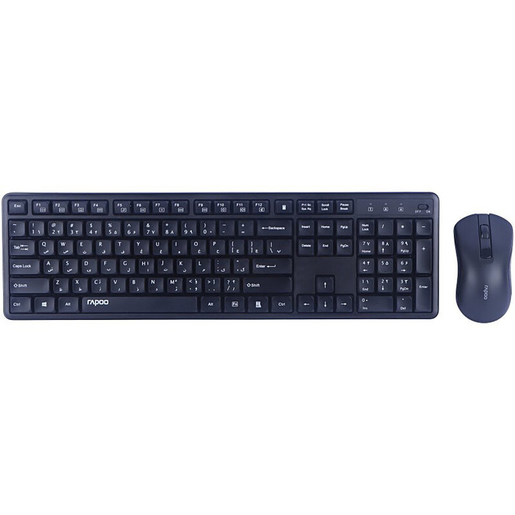 کیبورد و موس بی سیم رپو مدل X2100