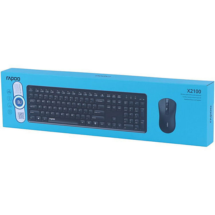 کیبورد و موس بی سیم رپو مدل X2100